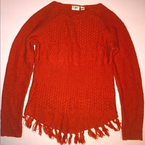 Girls Cato Fringe sweater